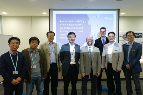 Tyndall ALD give seminar in Samsung, Korea