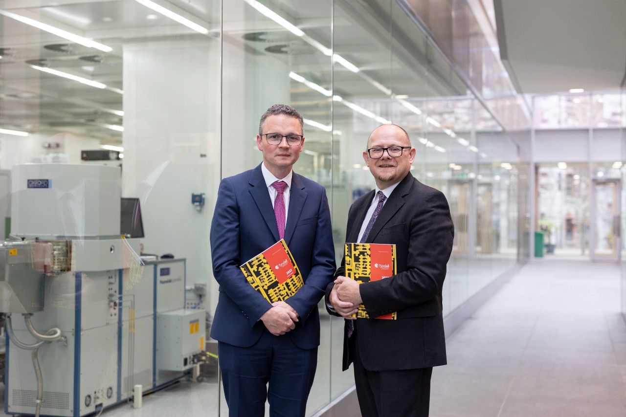 Spotlight Story – Minister Patrick O’Donovan and Professor William Scanlon, CEO, Tyndall
