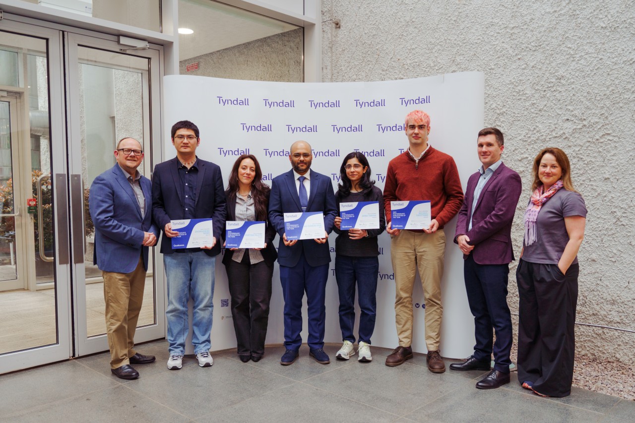 Celebrating Excellence Tyndall’s 2025 Postgraduate Publication of the Year Awards
